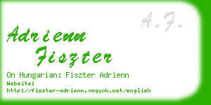adrienn fiszter business card